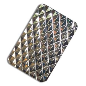 ASTM A240 304 Stainless Steel Diamond Plate Sheets 316 430 Mirror ODM Service
