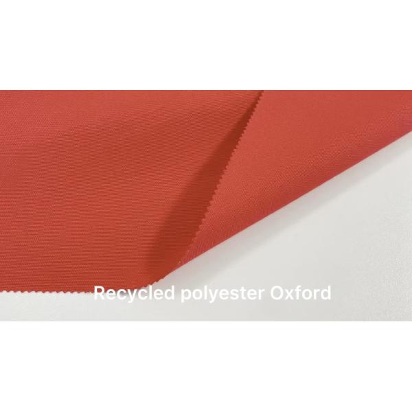 Factory Price Recycled 600d*16s/2 Poly Yarn 100% Recycled Polyester Fabric For