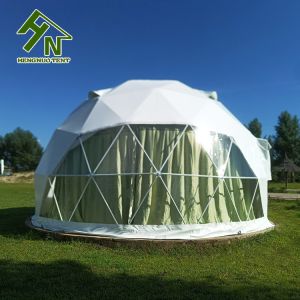 White Hot Dip Galvanized Tubes Party Dome Tent Snow Load 75KG/SQM
