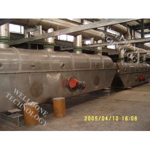 Explosion Resistance Vibration Fluid Bed Dryer H - 10000Kgs Loading Capacity