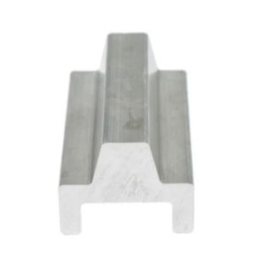 Transportation Extruded Aluminium Profile Guide Rail Anodic Oxidation Surface