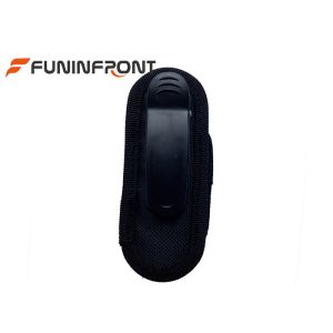 Durable Heavy Duty Pouch Holster Holder with 180 Degree Spin Clip for Flashlight