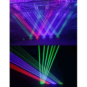 7500K Color Temperature Head Shaking Laser Light for Project Installation