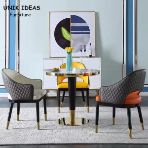 0.6CBM Nordic Dining Chair 4 Seater Scandinavian Dining Room Table And Chairs