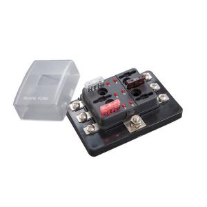 Cheap R3-76-07-3L106 6 Way Blade Fuse Blocks Circuit with Blow Indicator R3-76 Fuse Holder M4 Screw Terminal for sale