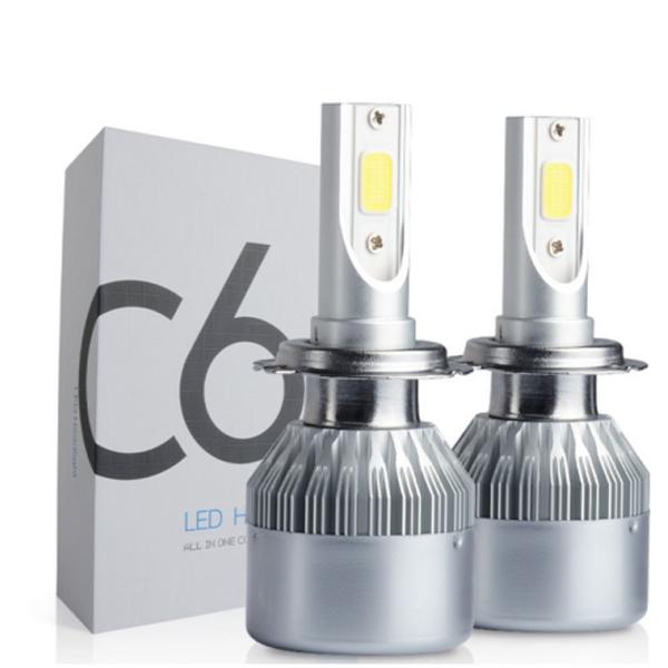 Quality All In One Automobiles 2pcs Car Headlights H4 Led Light Bulbs H1 H3 H7 9005 9006 H11 Headlamp 6000K Fog Lamps 72W 7600LM wholesale