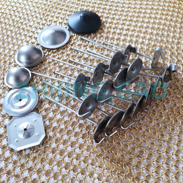 Quality Removable Turbo Flange Covers Insulation Fixing Lacing Anchors Hook Head wholesale