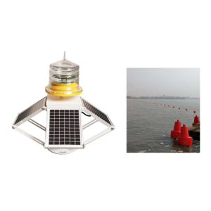 IR Programmable IEC Solar Powered Navigation Lights White Flashing