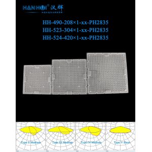 T5S/T2M/T3M/T4M Available 420pcs 291×291×6.5MM Size 2835 LEDs WaterProof Optical Grade Optimal Clarity Parking Lot Lighting Lens