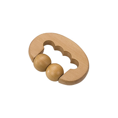 Quality Two Rollers Small Wooden Roller Massager Convenient For Body Care wholesale