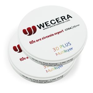 Cheap Dental Labs/ Milling Center Multi-Layered Zirconium Ceramics in 16 Vita Colors And 3 Bleach Colors Advanced Technology for sale