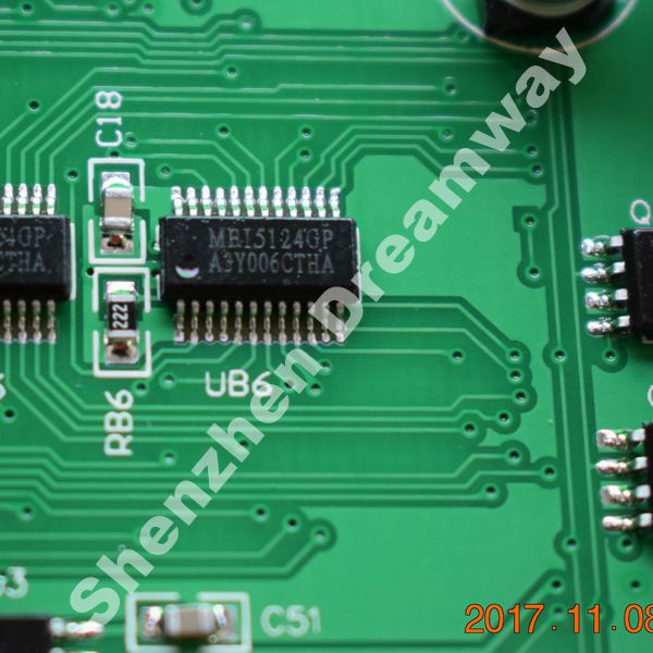 Nationstar Gold Wire 10 mm Outdoor LED Display Module MBI5124 IC 1/2 Scan