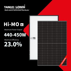 Longi Hi-MO 6 LR5-54HTB 420W 425W 430W 435W 440W 450W Mono Full Black Solar