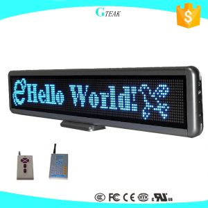 customized size pannello panel sign led scrolling message illuminated sign for