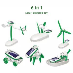 Educational 6 in 1 Diy Robot Kids Toys Science Kit Toys Educative Creative Kids