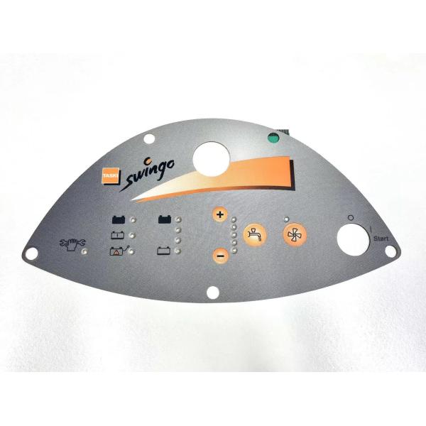 Gradient Dot Printing Control Panel Graphic Overlays With LED And Pillow