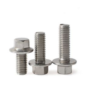 DIN Standard M2 to M72 Hex Flange Bolt With Grade A2-70 A4-80 in Zinc Plated HDG