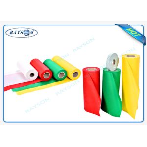 Cheap 9G-120 Gram PP Spunbond Non Woven Fabric Blue / White / Green Color 2-320cm Width for sale