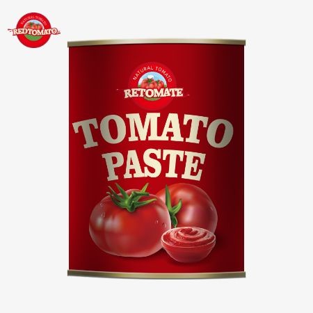 198g Canned Tomato Paste Produced By Conforms To ISO HACCP BRC And FDA