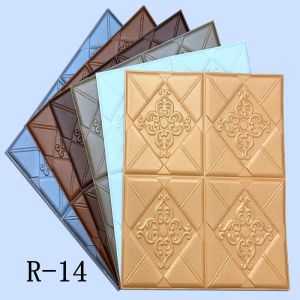Wall Coating 3D Brick Design Foam Wallpapers for Administration Easy Installatio