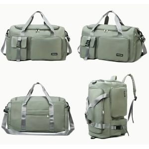 Cheap Versatile Women's Travel &amp; Gym Bag - Chic Pink, Multi-Functional Organizer with Large Capacity, Adjustable Shoulder Strap, and Independent Shoe for sale