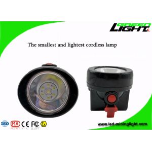 Cordless IP67 0.65W 80lum 180mA 4000lux Miners Cap Lamp