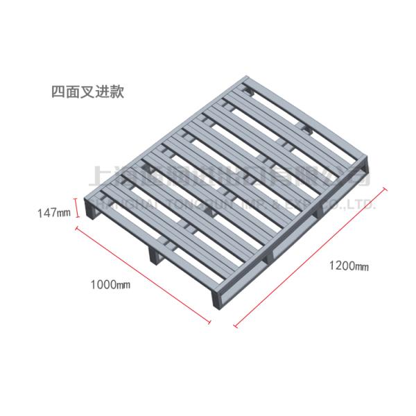 Torin DZ454 Heavy Iron Tray with Four Side Entry Fork metal Pallet wire Mesh Pallet Container