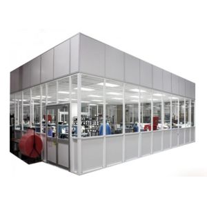 220V 60HZ Prefab Cleanroom Booth / Class 100 Softwall Modular Cleanrooms