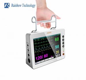 Cheap 8 Inch Display Size Parameter Patient Monitor With AC/DC/Battery Power Supply for sale