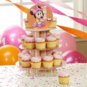 Printable Cardboard Party Cupcake Stand , 3 Tiered Cupcake Display Stand