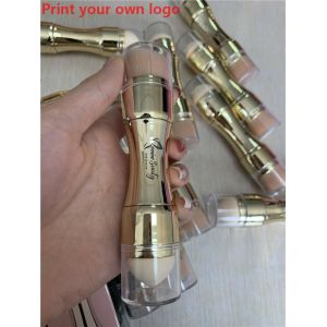 Double Side Retractable Travel Makeup Brushes Set 4 In 1 Aluminium Ferrule