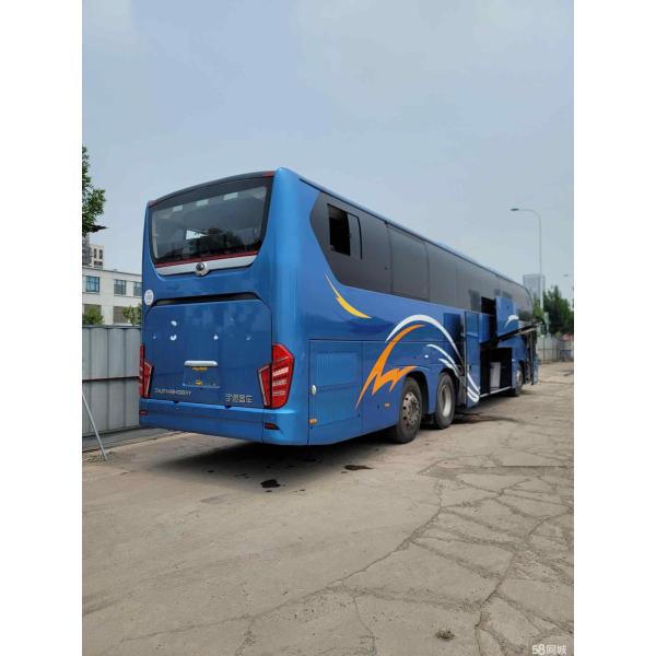 Double Decker Bus Sightseeing Yutong ZK6148 Rear Engine Coach 56 Seat Leftt Hand Driver