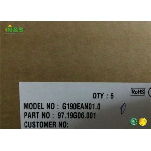 19.0 inch AUO G190EAN01.0 1280×1024 Resolution Outline396×324×17.5 mm