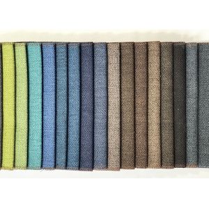 Acrylic Dyed Linen Sofa Fabric Double Faced Upholstery Seating Cover
