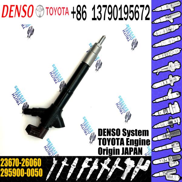 Quality High quality 295900-0050 Common Rail Injector 23670-26060 295900-0050 Injector 23670-26060 with best price wholesale