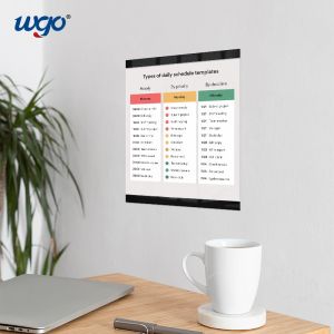 No Magnet Needed Repositionable Sign Display Holder Wall Mounted Adhesive