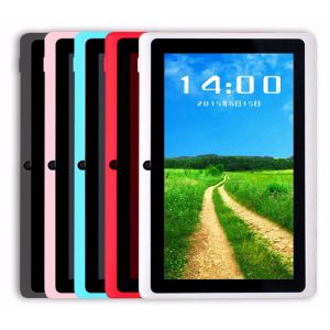 China Factory 5 Colors 8GB Q88 7 inch Tablet PC Allwinner A33 Quad-Core 512MB
