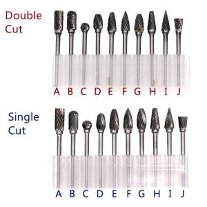 Carbide Burrs Rotary Burr Cutting Tool for Die Grinder and Processing Methods
