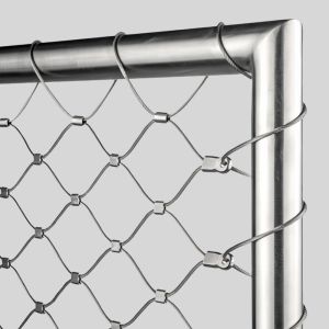 China Huihao Design Wire Rope Mesh Fencing Frame System on sale