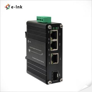 China 3 Port 1000T 802.3at Industrial PoE Switch 1 Port 1000X SFP Ethernet Switch on sale