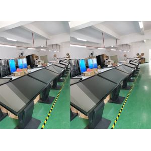 Infrared 55 Inch 450nits Floor Standing mcdonald's touch screen directory kiosk