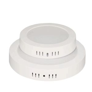 Smooth LED Ceiling Panel Light with White Frame, No Pollution, Isolated Driver