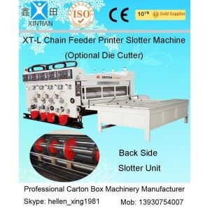 Semi Automatic Corrugated Box Making Machine 4 Color Carton Flexo Printer