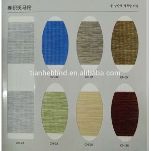 New Design Polyester Fabric 28mm Aluminum Tube Zebra Blinds/Double Layer Roller