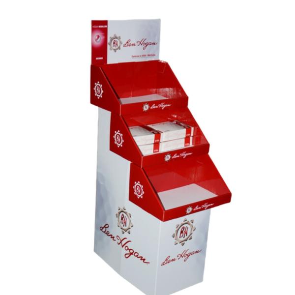 Quality Customized Durable Cardboard Stand Display Assembled Packing Available wholesale