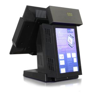 Dual-screen Payment Kiosk HDD-580 with Android 8GB eMMC and WIN 32GB/64GB/128GB