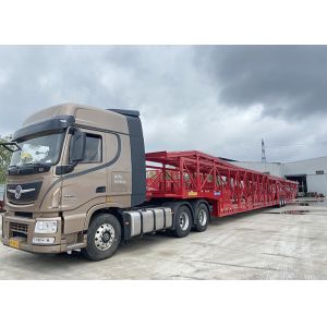 Compact Vehicle Transport Versatile 3axle Car Trailer for Loading Weight of 40t