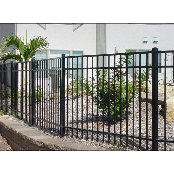 Quality Rustproof 210cm Tall Decorative Metal Fencing Panels With 2mm Thickness Tube wholesale