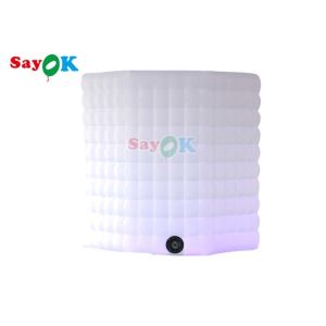 PVC Coated Octagon Mobile Inflatable Photo Booth Tent With LED Lighting