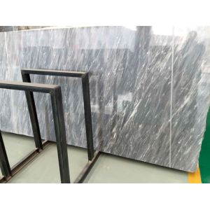 Bardiglio Nuvolato Italy Polished Famous Engineered Gray Fancy Marble For
